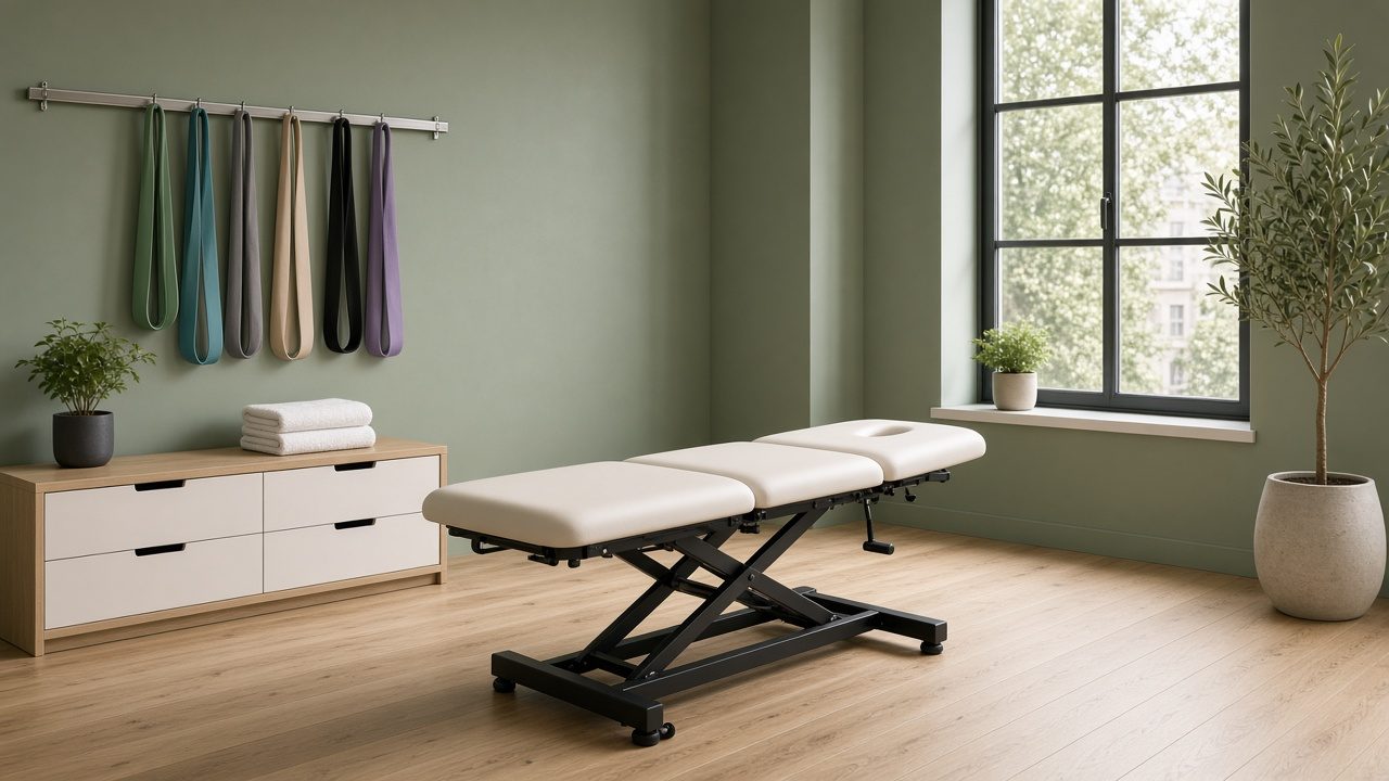 Physio treatment room